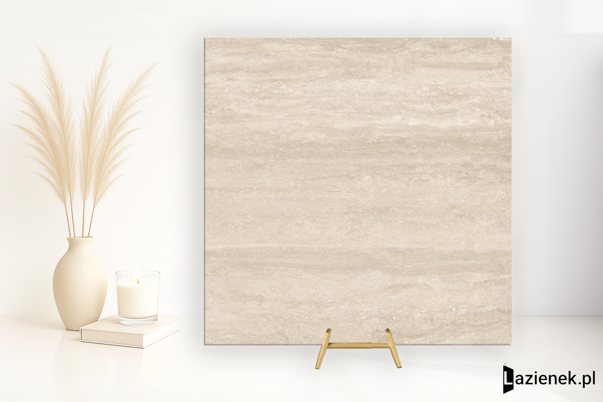 Casalgrande Padana Pietra Tiburtina Campidoglio Vein połaczenie mat-poler 120x120 cm gr. 6 mm - płytka rektyfikowana/17950023